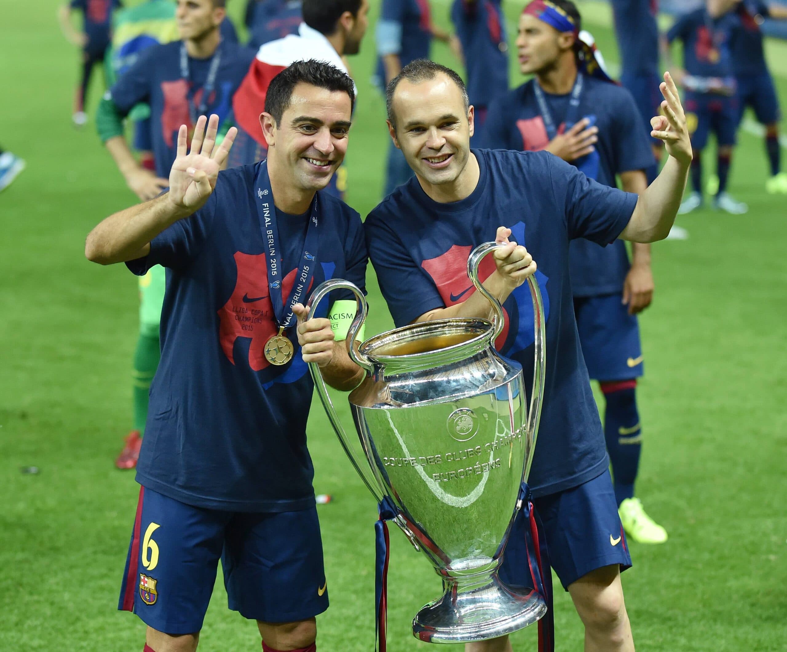 Xavi, Andres Iniesta, Barcelona