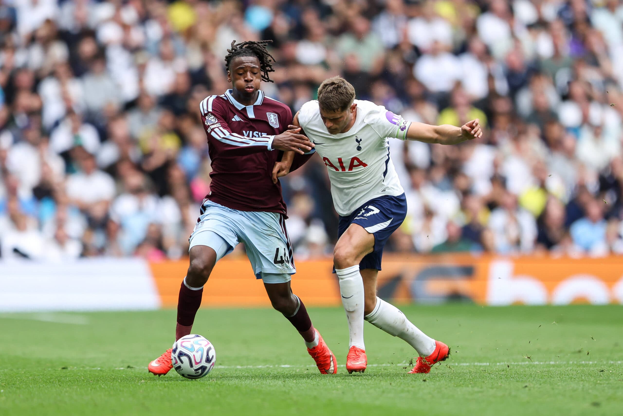 Johan Manzambi, Aston Villa, Tottenham