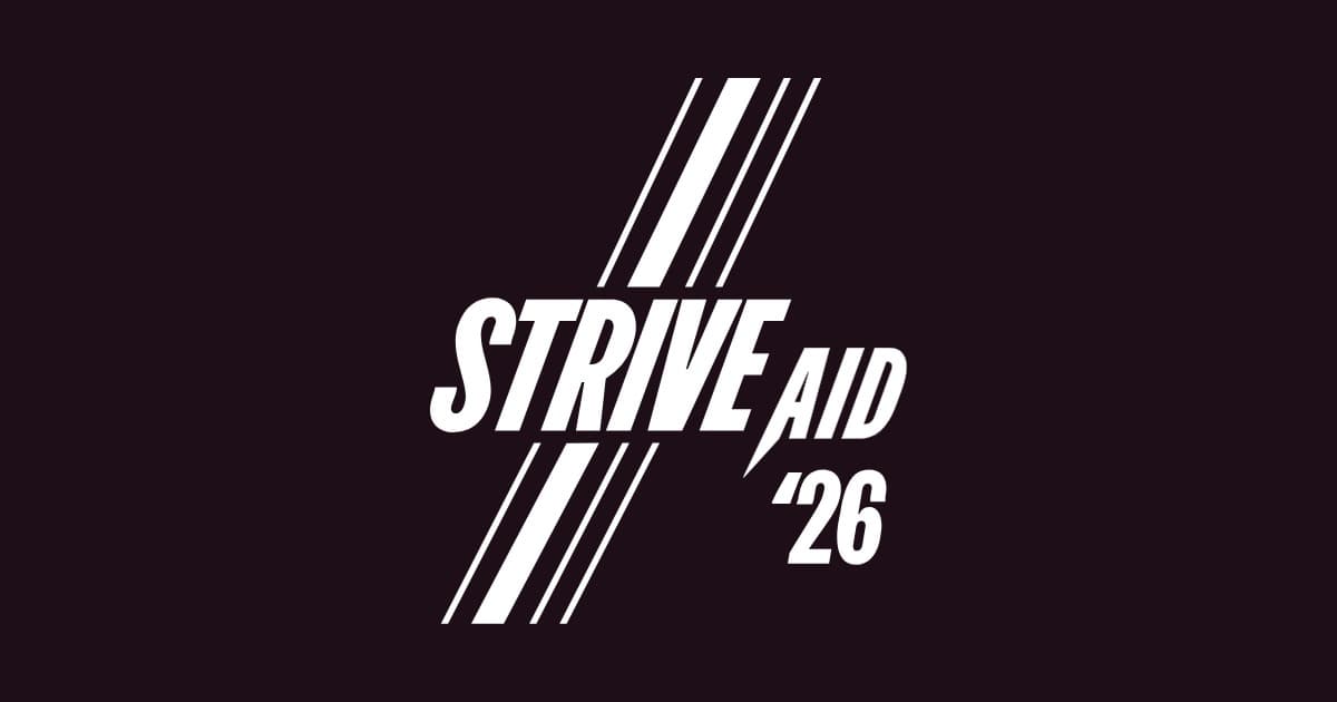 StriveAid ’26 logo
