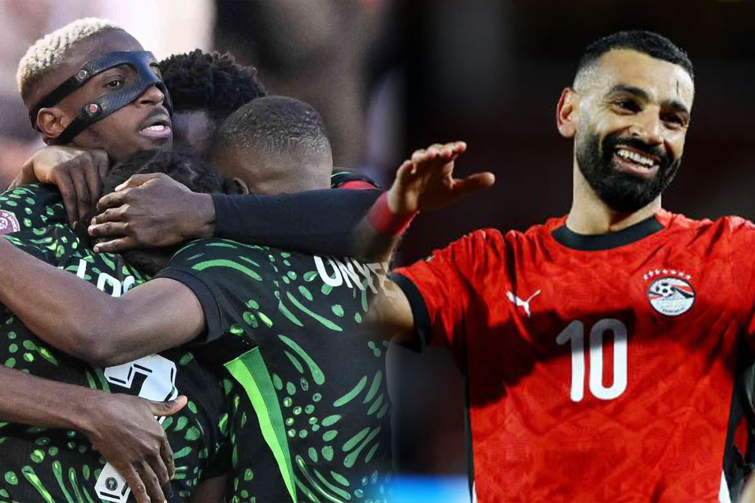 AFCON 2025 Egypt, Nigeria, Mo Salah, Victor Osimhen