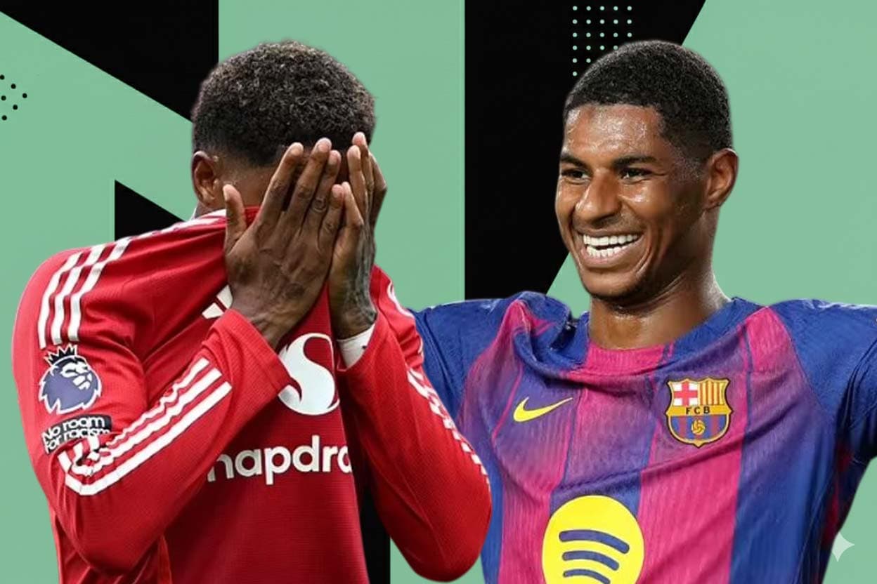 Marcus Rashford has gone from an outcast at Man United to a hero at Barcelona