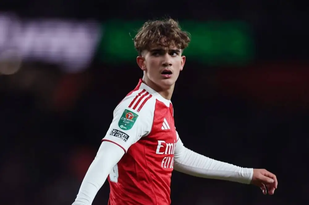 Max Dowaman of Arsenal. Getty Images