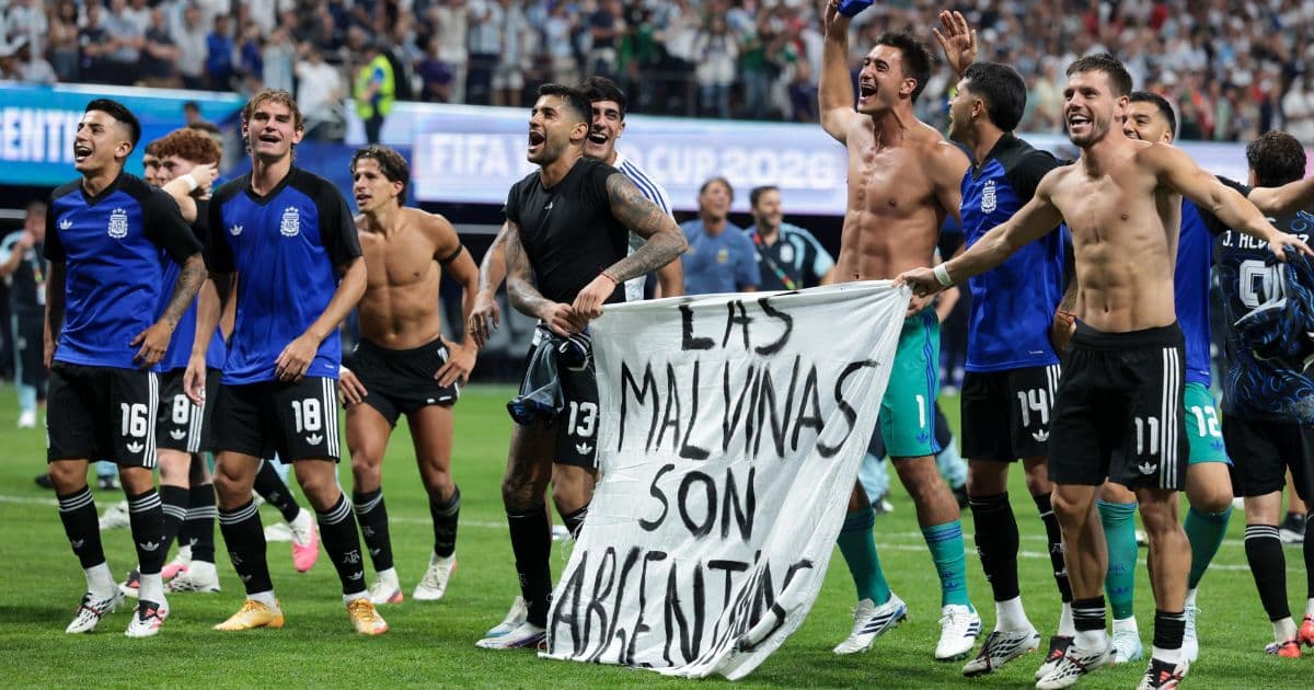 Argentina Falklands banner