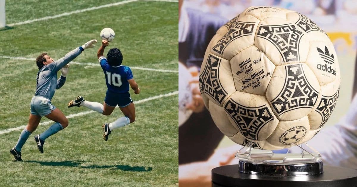 Maradona Hand of God ball auction