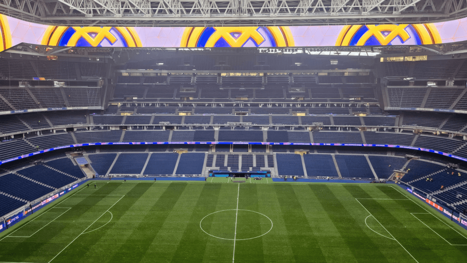 Real Madrid Bernabeu pitch