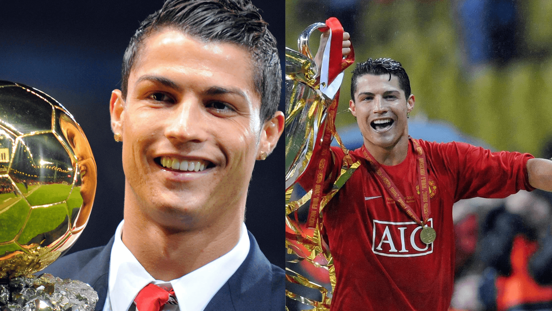 Cristiano Ronaldo 2008 Ballon d'Or and Champions League