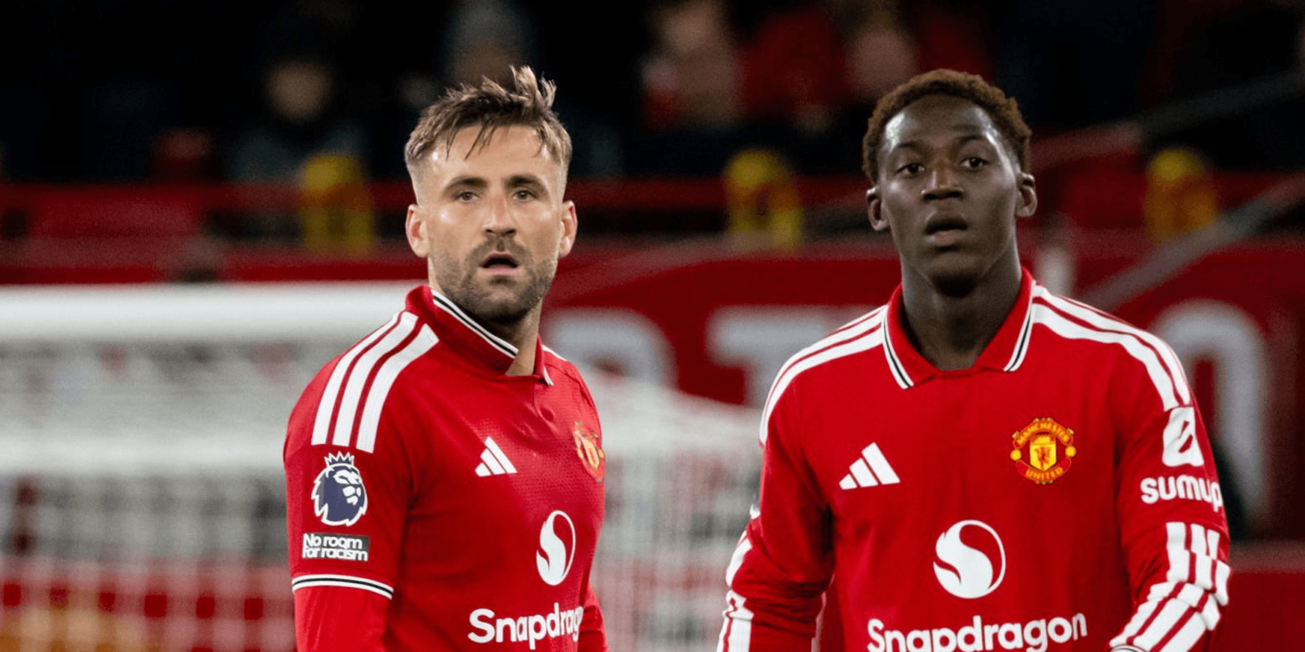 Luke Shaw, Kobbie Mainoo, Manchester United