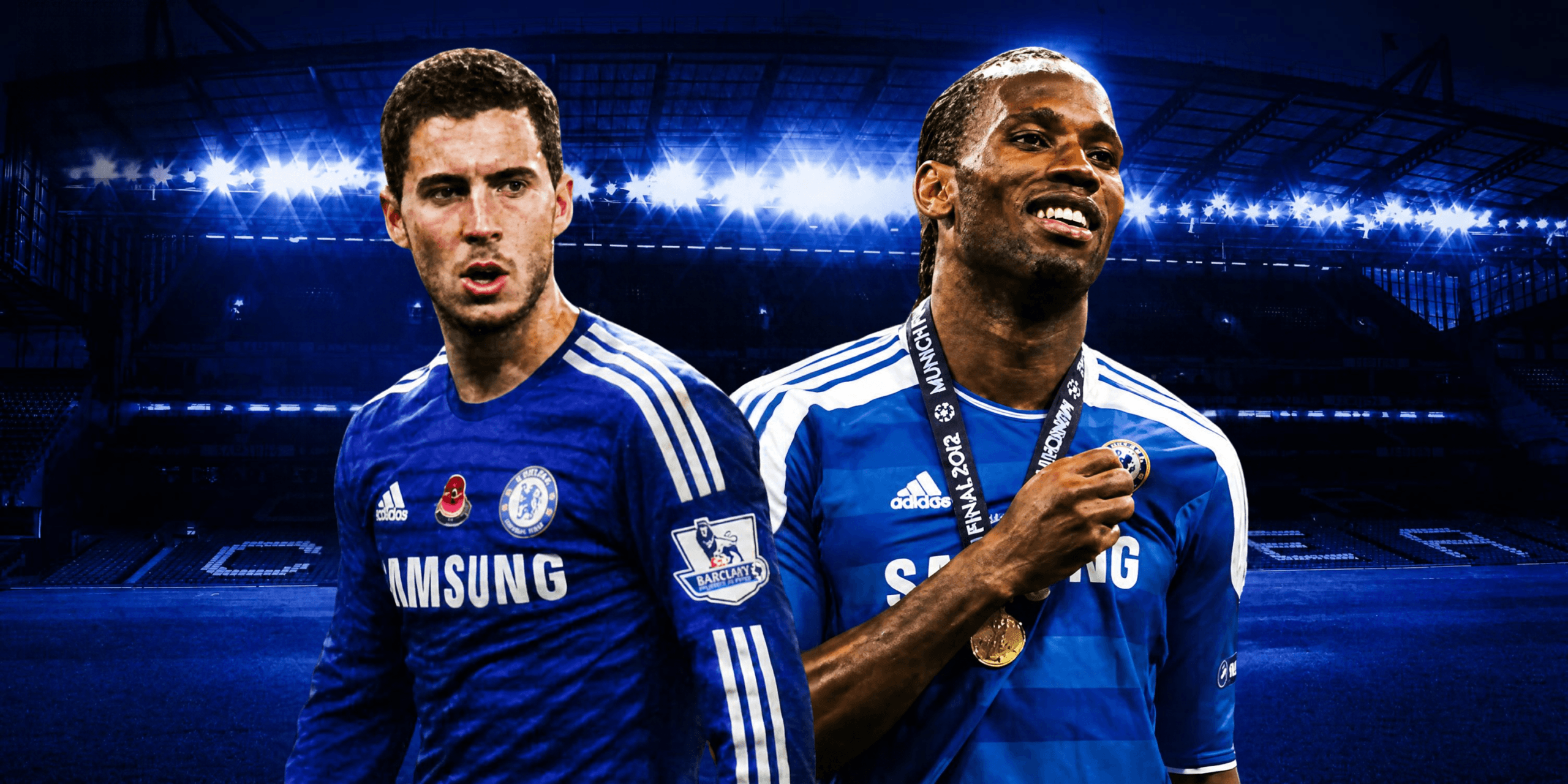 Didier Drogba, Eden Hazard, Chelsea
