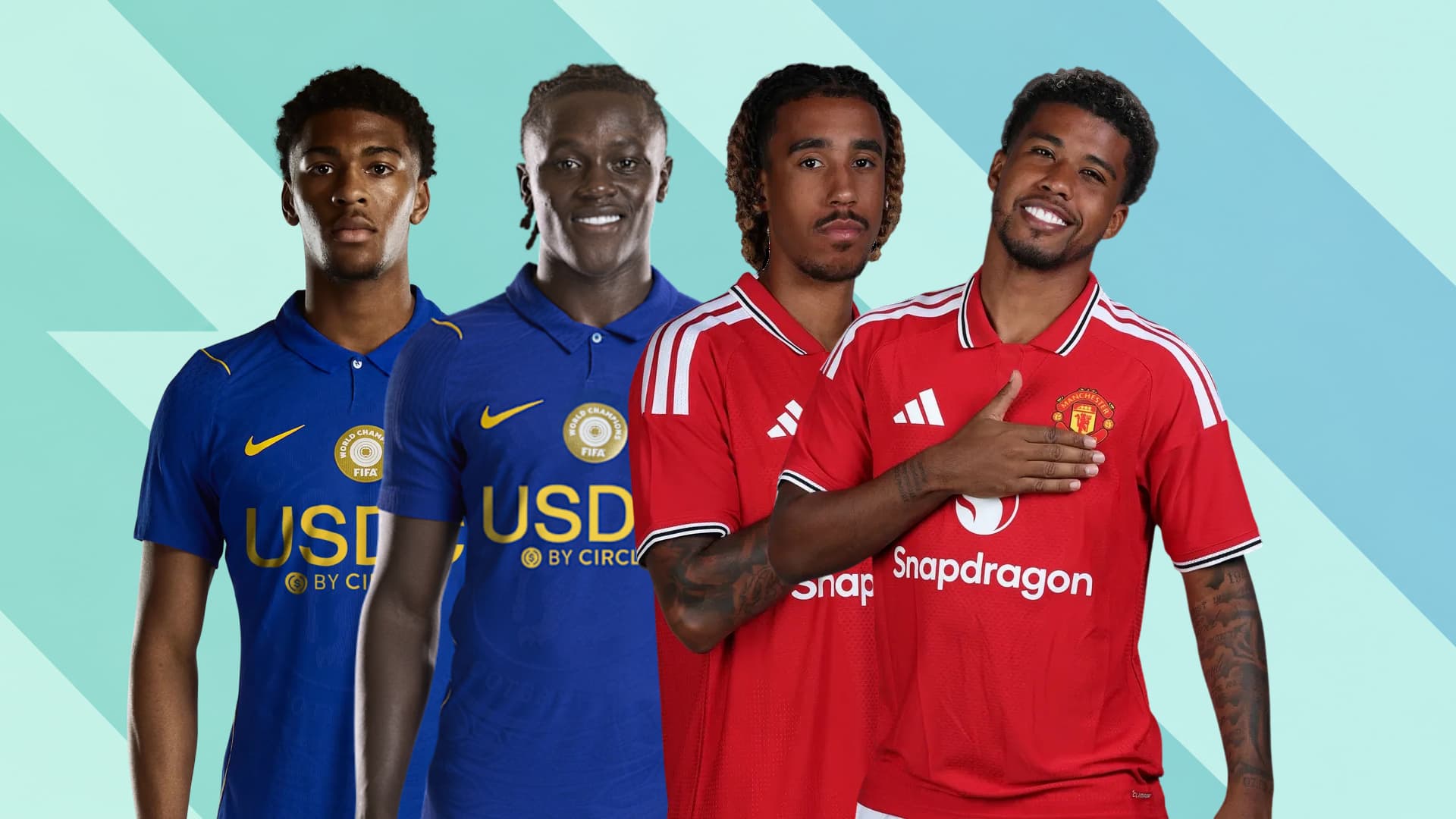 Chelsea vs Manchester United Premier League young players