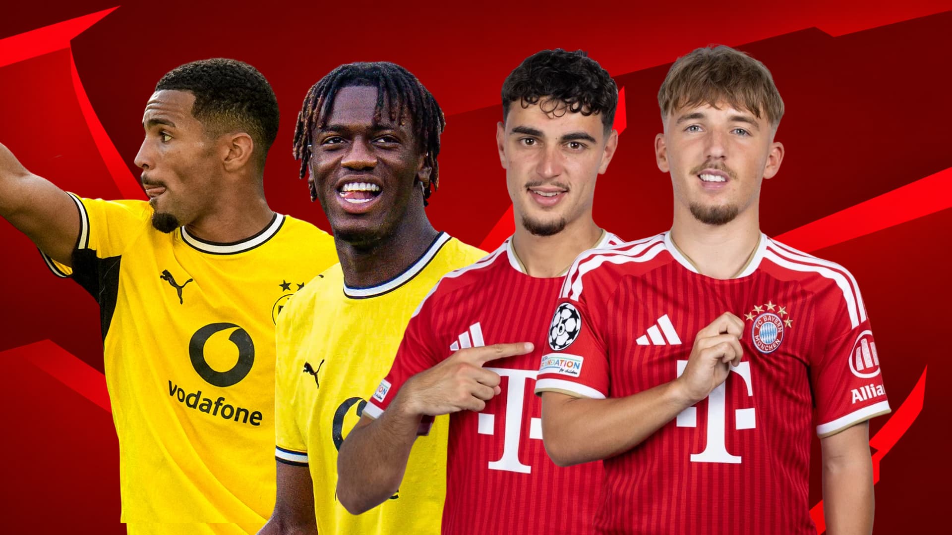 Bayern Munich vs Borussia Dortmund Der Klassiker young players