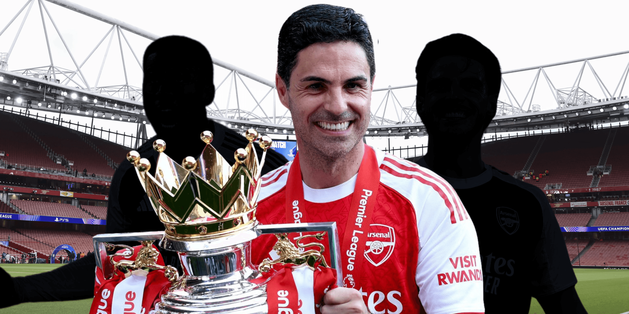 Mikel Arteta, Declan Rice, Gabriel, Arsenal