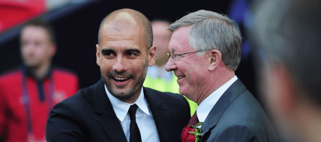 Sir Alex Ferguson, Pep Guardiola, Barcelona, Manchester United