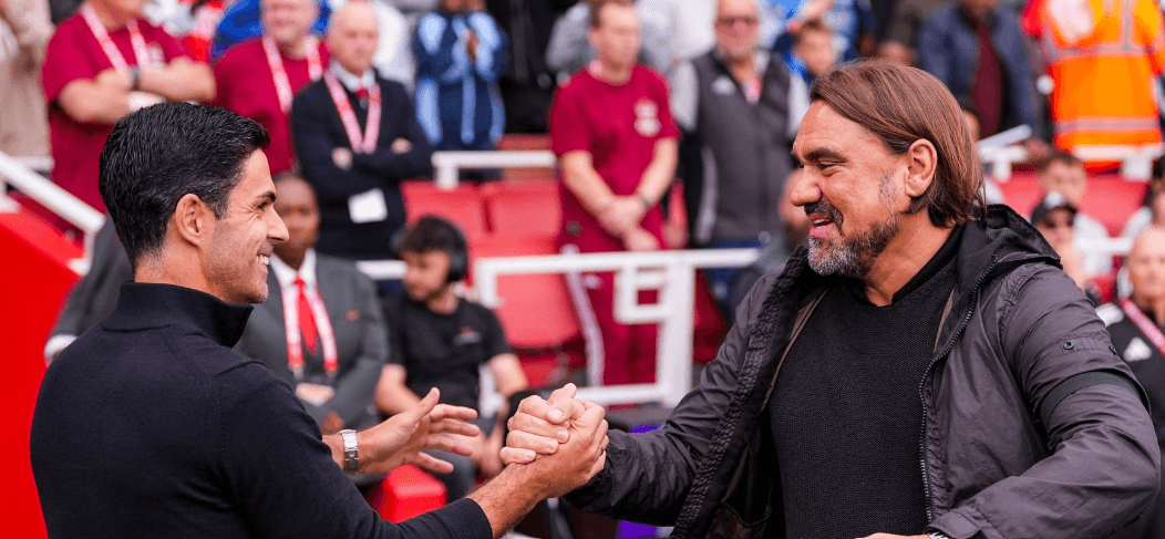 Mikel Arteta, Daniel Farke, Arsenal, Leeds